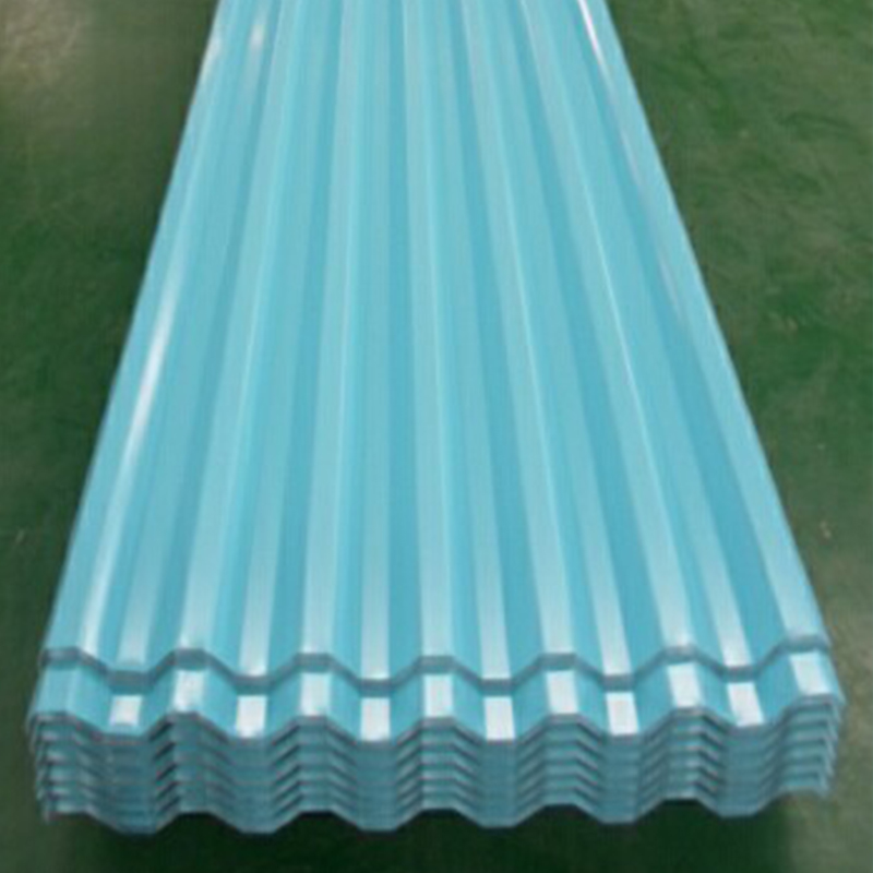 Onda trapezoidal de folha de alumínio 